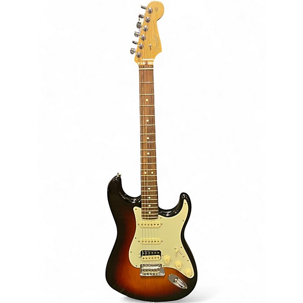 Used 2019 Fender American Professional HSS Shawbucker Stratocaster Brown Sunburst Solid Body Electric Guitar
