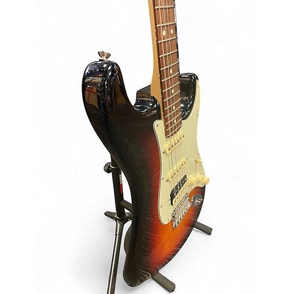 Used 2019 Fender American Professional HSS Shawbucker Stratocaster Brown Sunburst Solid Body Electric Guitar