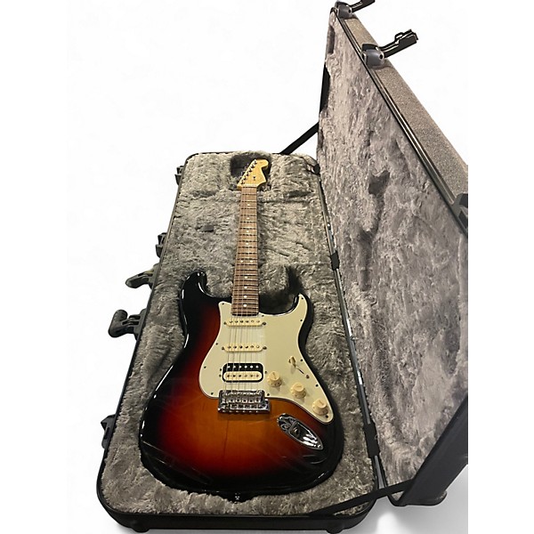 Used 2019 Fender American Professional HSS Shawbucker Stratocaster Brown Sunburst Solid Body Electric Guitar