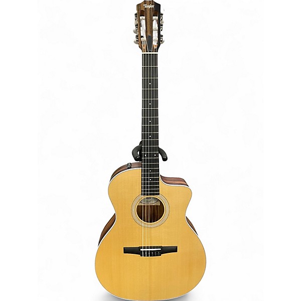 Used Taylor 214CEN Natural Classical Acoustic Electric Guitar