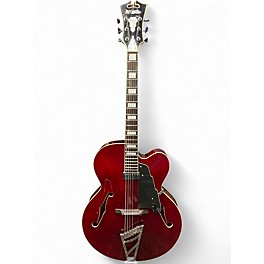 Used D'Angelico DAPEXL1TWNCT Cherry Hollow Body Electric Guitar