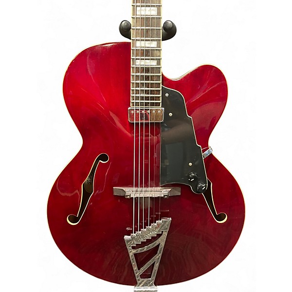 Used D'Angelico DAPEXL1TWNCT Cherry Hollow Body Electric Guitar