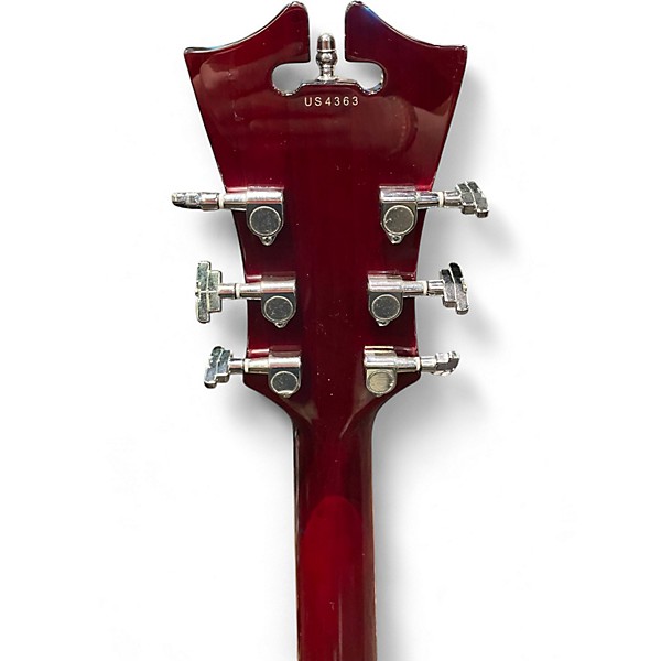 Used D'Angelico DAPEXL1TWNCT Cherry Hollow Body Electric Guitar