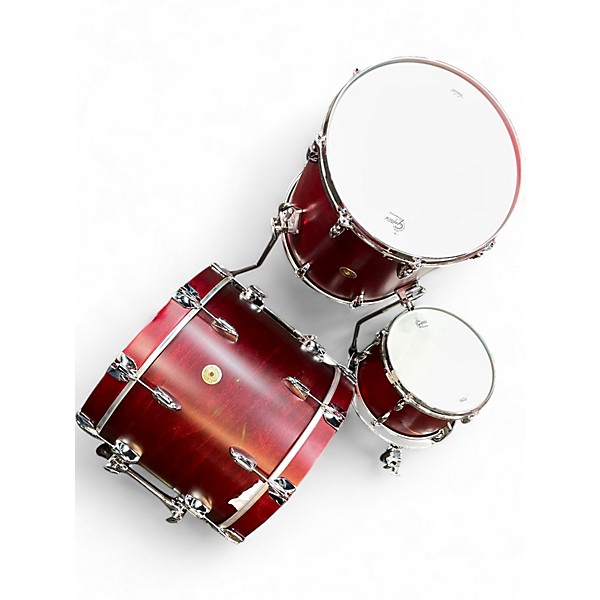 Used Gretsch Drums 3 Piece USA Custom Satin Rosewood Drum Kit