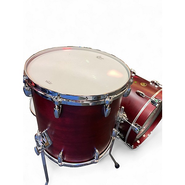 Used Gretsch Drums 3 Piece USA Custom Satin Rosewood Drum Kit