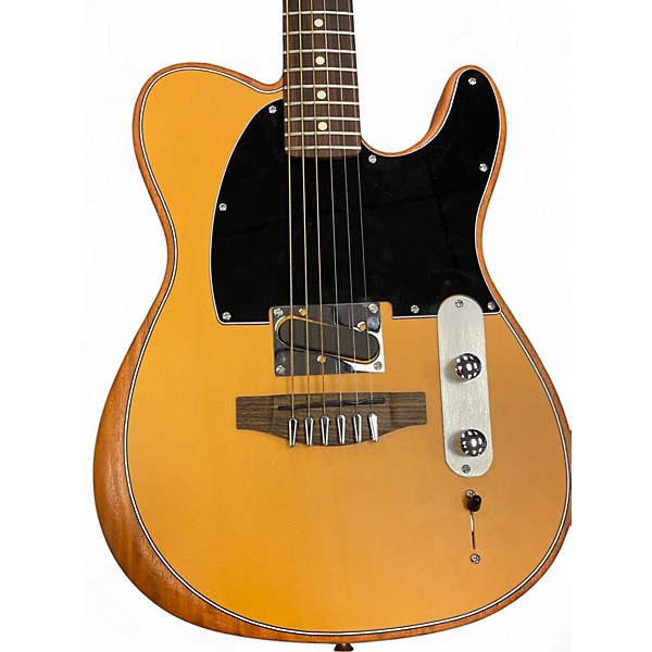 Used Fender Acoustasonic Player Telecaster Butterscotch Acoustic Electric Guitar