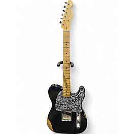 Used Fender Brad Paisley Road Worn Telecaster Black Sparkle Solid Body Electric Guitar