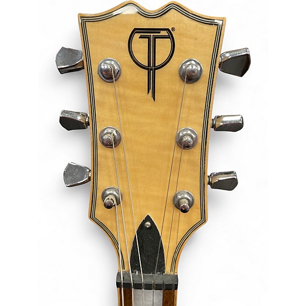 Used Teton F1433FM Flamed Maple Natural Hollow Body Electric Guitar