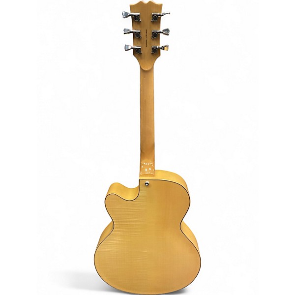 Used Teton F1433FM Flamed Maple Natural Hollow Body Electric Guitar