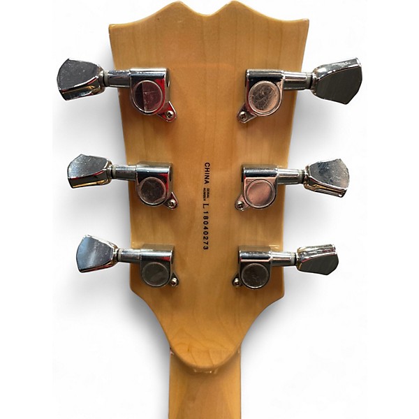 Used Teton F1433FM Flamed Maple Natural Hollow Body Electric Guitar