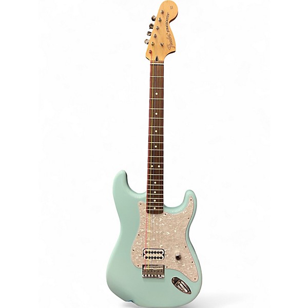 Used 2023 Fender Tom Delonge Signature Stratocaster Daphne Blue Solid Body Electric Guitar