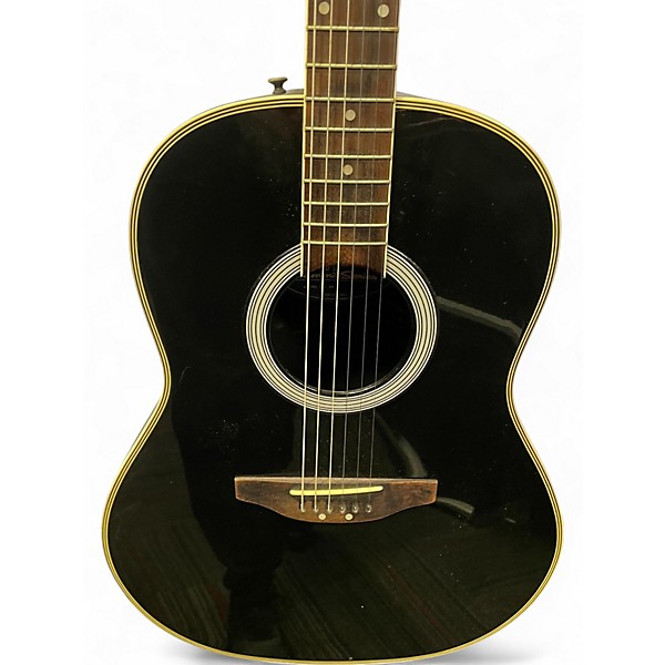 Used Applause AA21 Black Acoustic Guitar