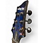 Used 2022 Schecter Guitar Research Omen Elite Blue Burst Solid Body Electric Guitar