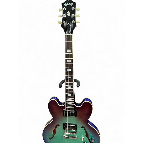 Used Epiphone ES 335 figured BLUEBERRY BURST Hollow Body Electric Guitar