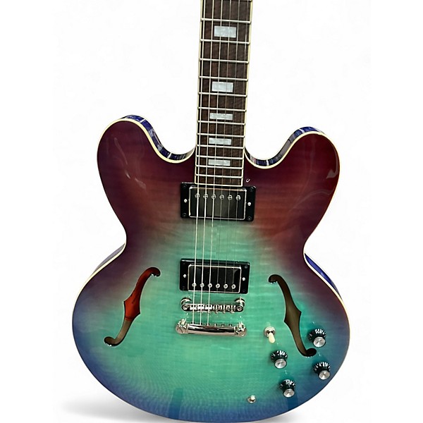 Used Epiphone ES 335 figured BLUEBERRY BURST Hollow Body Electric Guitar
