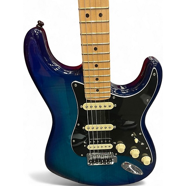 Used Fender Player Plus Stratocaster Plus Top Blue Solid Body Electric Guitar