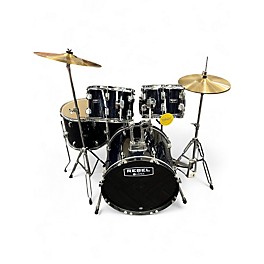 Used Mapex 5 Piece REBEL 5 PIECE KIT  Blue Drum Kit