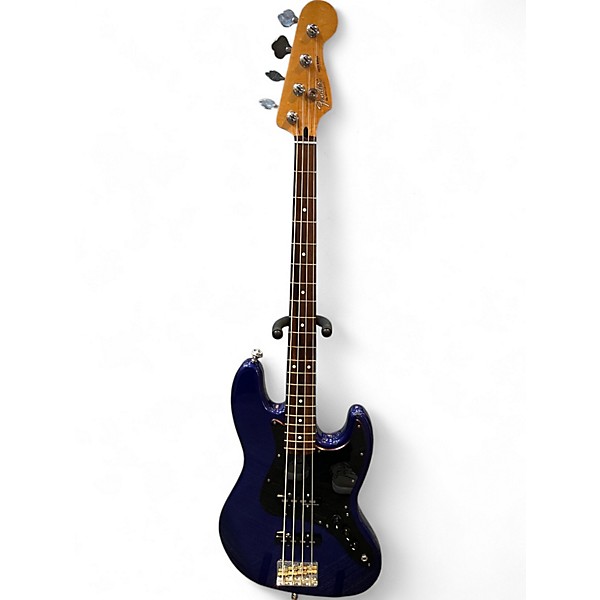Used 1998 Fender jazz bass Midnight Blue Electric Bass Guitar