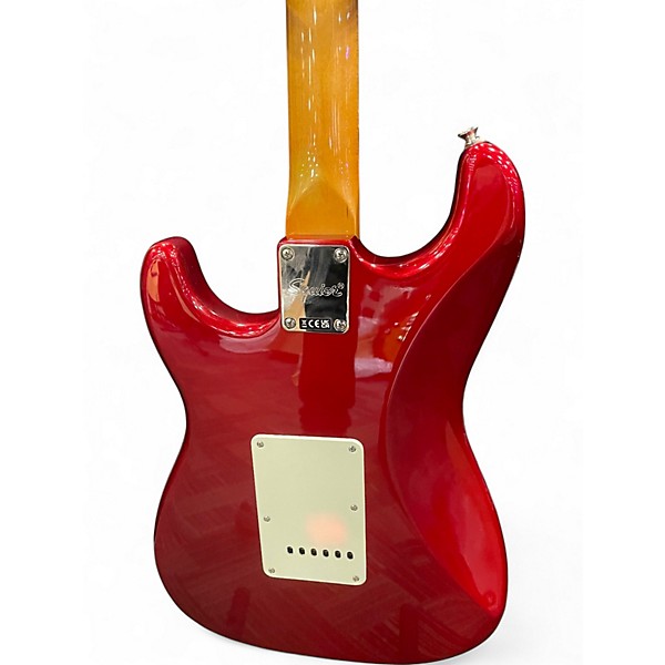 Used Squier Classic Vibe 1960S Stratocaster Candy Apple Red Solid Body Electric Guitar