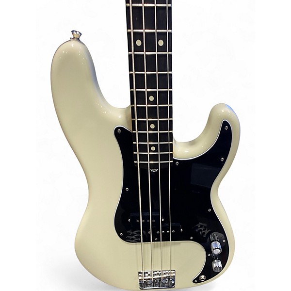 Used 2024 Fender American Professional Precision II Bass Olympic White Electric Bass Guitar