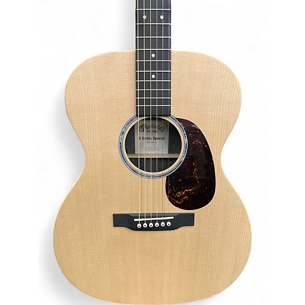 Used Martin X SERIES SPECIAL Natural Acoustic Electric Guitar