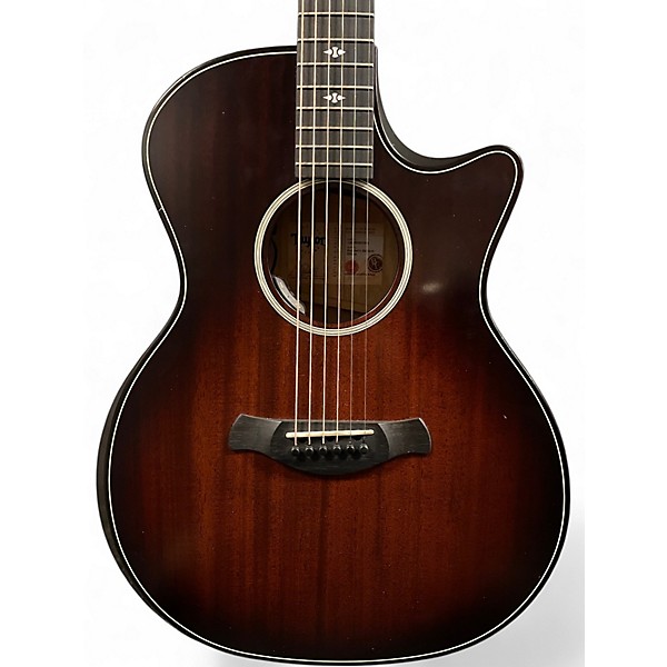 Used Taylor BUILDERS EDITION 324CE TOBACCO KONA Acoustic Electric Guitar