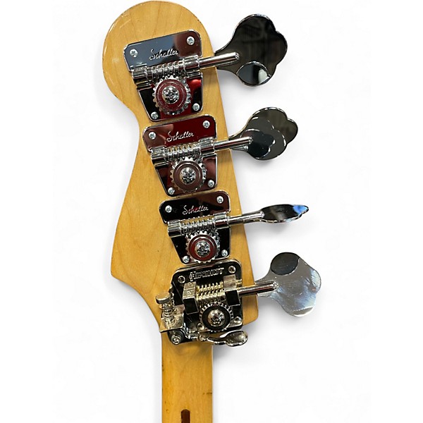 Vintage 1976 Fender Jazz Bass Olympic White Electric Bass Guitar