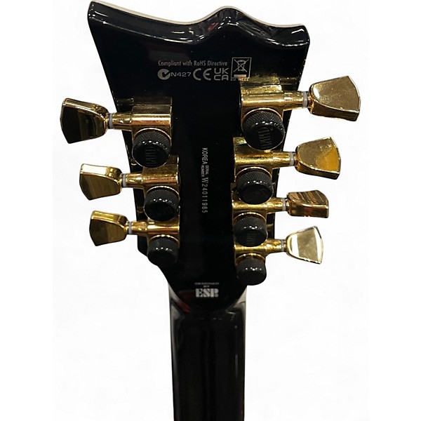 Used ESP LTD EC1007B Black Solid Body Electric Guitar
