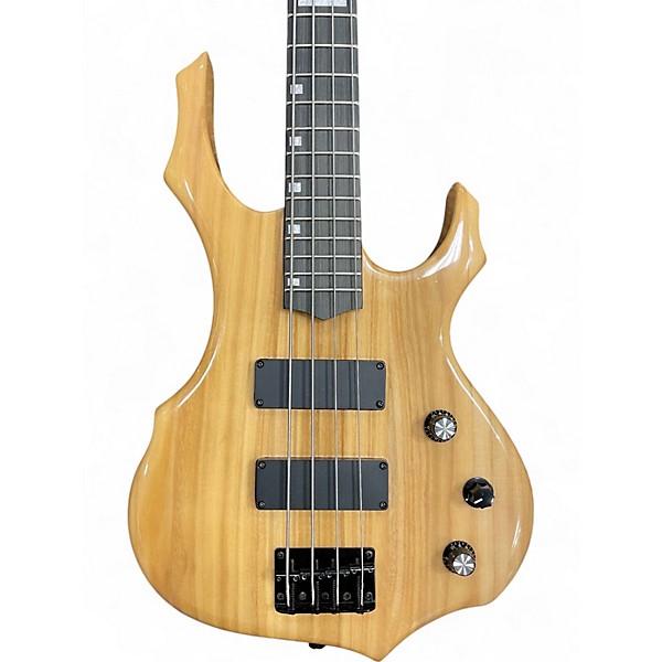 Used J. Robert CUSTOM BASS Natural Electric Bass Guitar