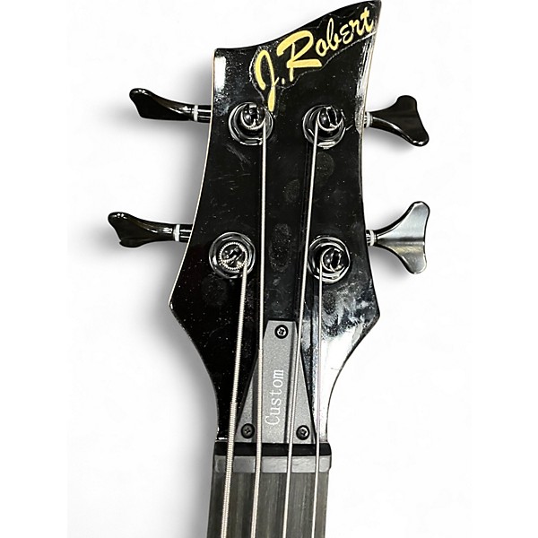 Used J. Robert CUSTOM BASS Natural Electric Bass Guitar