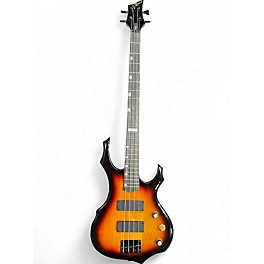 Used J. Robert CUSTOM BASS Sunburst Electric Bass Guitar