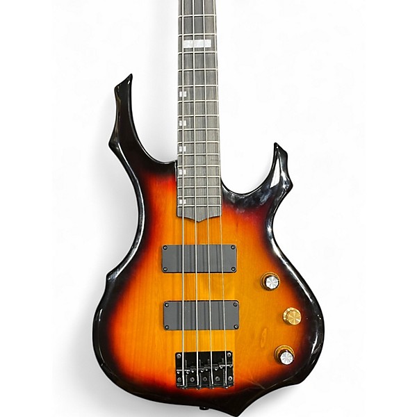 Used J. Robert CUSTOM BASS Sunburst Electric Bass Guitar