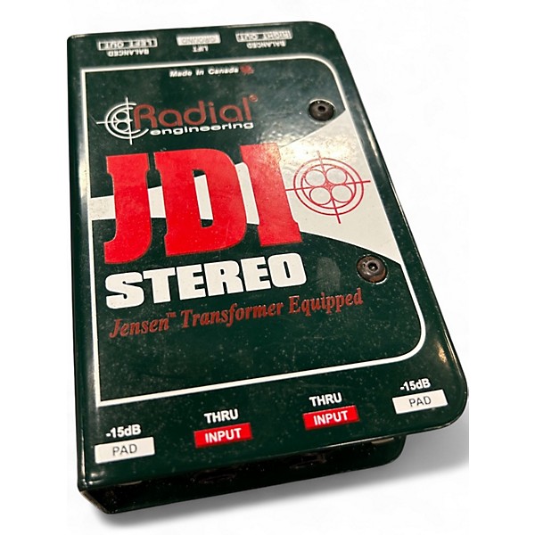 Used Radial Engineering JDI Stereo Passive Direct Box Direct Box