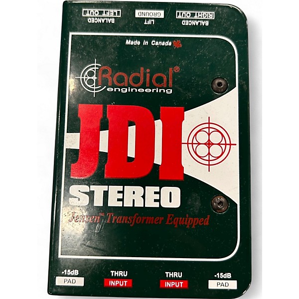 Used Radial Engineering JDI Stereo Passive Direct Box Direct Box