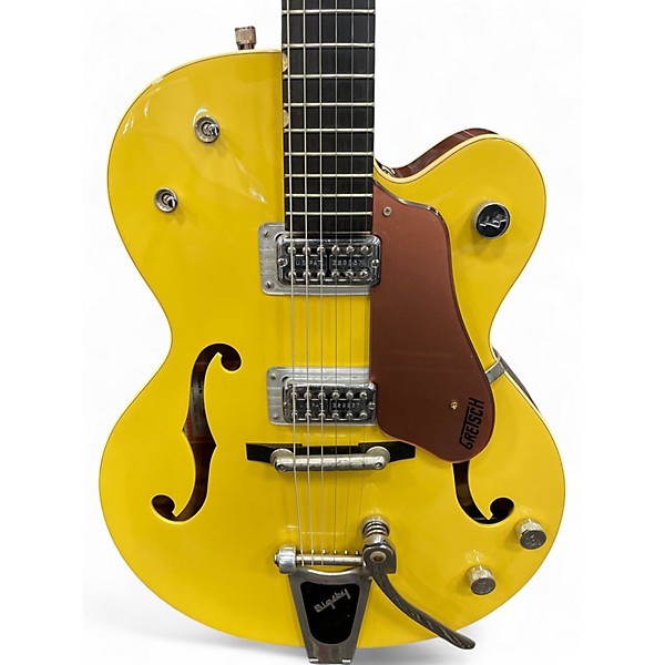 Used 2003 Gretsch Guitars G6118T - 120TH BAMBOO YELLOW Hollow Body Electric Guitar