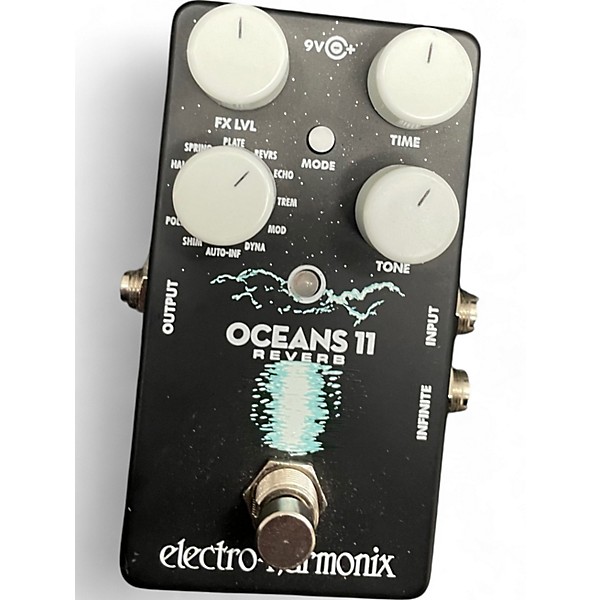 Used Electro-Harmonix Oceans 11  Reverb Effect Pedal