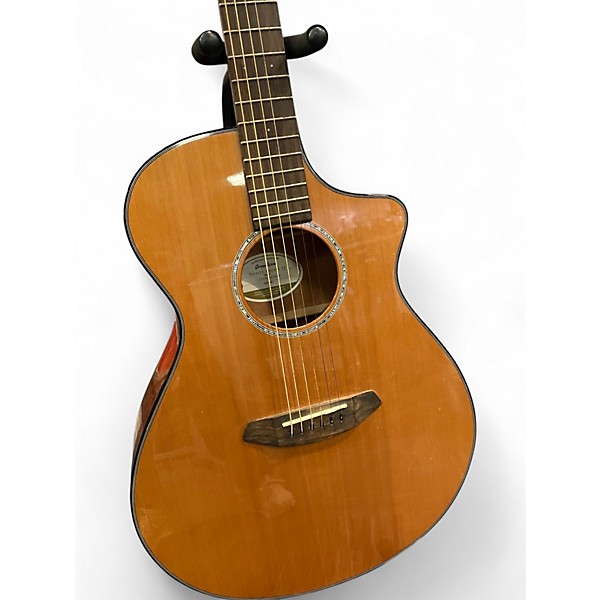 Used Breedlove Pursuit Concert CE Natural Acoustic Electric Guitar