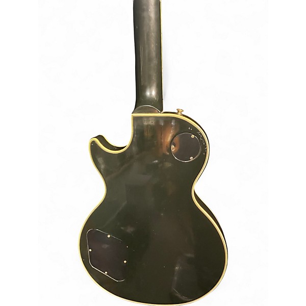 Vintage 1988 Gibson Les Paul Custom Black Solid Body Electric Guitar