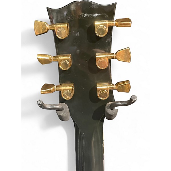 Vintage 1988 Gibson Les Paul Custom Black Solid Body Electric Guitar