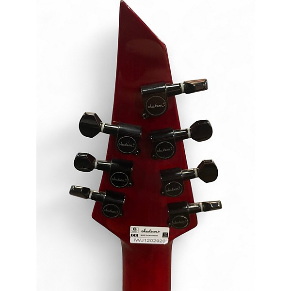 Used Jackson X Series Soloist SLATXMGQ3-7 RED QUILT Solid Body Electric Guitar