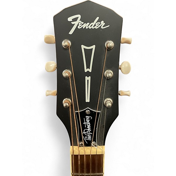 Used Fender Tim Armstrong Hellcat RED Acoustic Electric Guitar