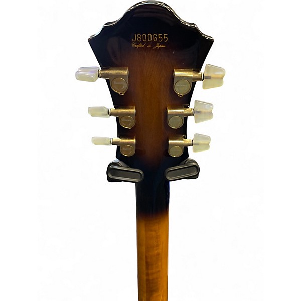 Used Ibanez JP20 Brown Sunburst Hollow Body Electric Guitar