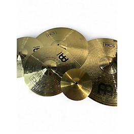 Used MEINL 16in HCS Hi Hat Crash Ride Set Cymbal