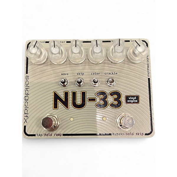 Used SolidGoldFX NU-33 VINYL ENGINE Effect Pedal