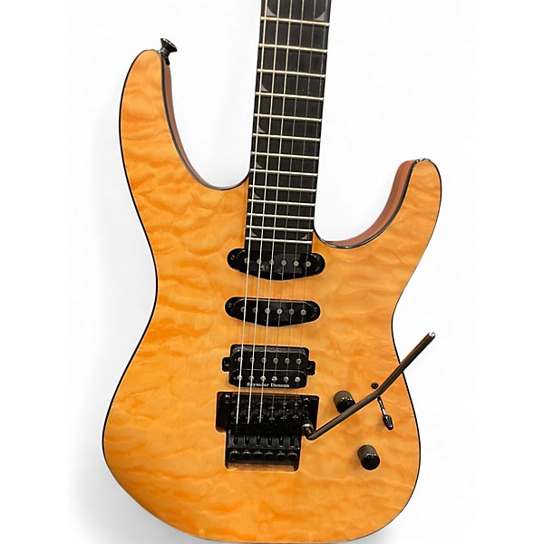 Used Jackson SOLOIST SL3Q DARK AMBER QUILT MAPLE Solid Body Electric Guitar