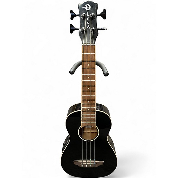 Used Luna UKE BASS CBK BLACK Ukulele