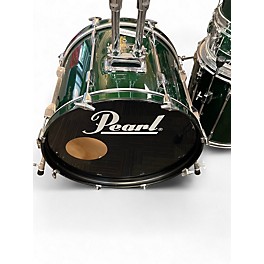Used Pearl 5 Piece Export Green Drum Kit