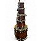 Used Gretsch Drums 5 Piece Renown deep cherry burst lacquer Drum Kit