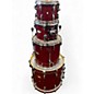 Used Pearl 4 Piece MASTERS ALL MAPLE 4 Piece Trans Red Drum Kit thumbnail