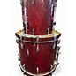 Used Pearl 4 Piece MASTERS ALL MAPLE 4 Piece Trans Red Drum Kit